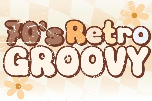 70’s Retro Groovy Font - Featured Image