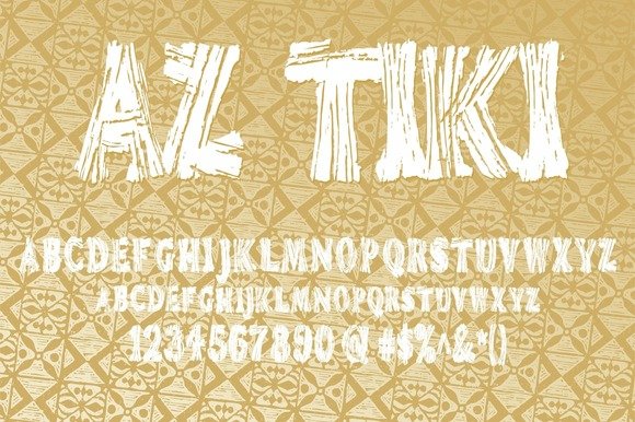 AZ Tiki Font - Featured Image