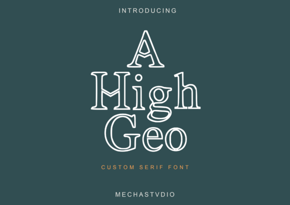 A High Geo Font - Featured Image
