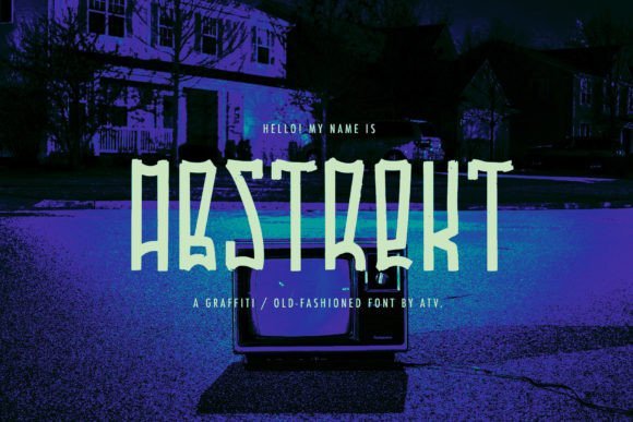 Abstrekt Font - Featured Image