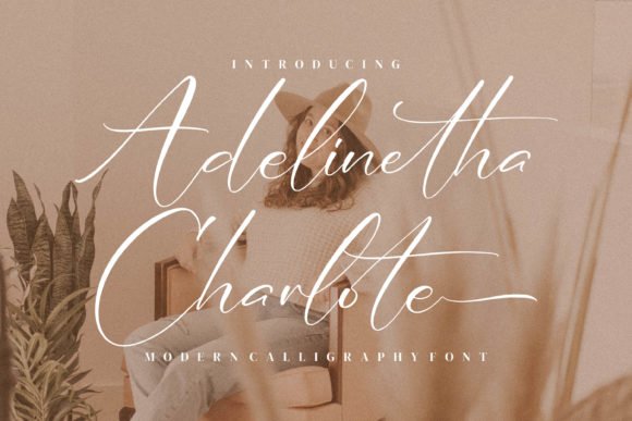 Adelinetha Charlote Font - Featured Image