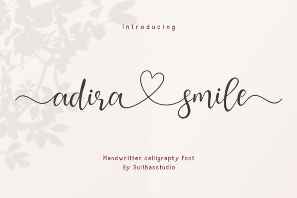 Adira Smile Font - Featured Image