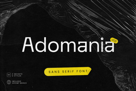Adomania Font - Featured Image