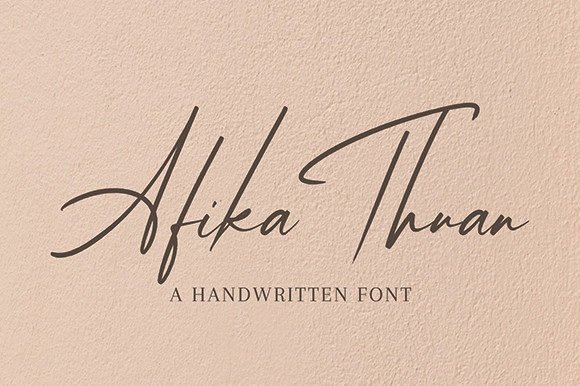 Afika Thuan Font - Featured Image