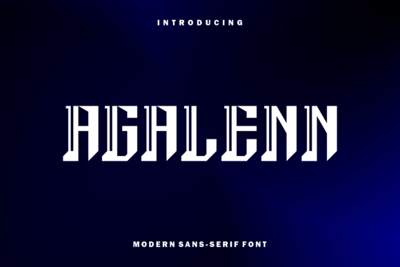 Agalenn Font - Featured Image