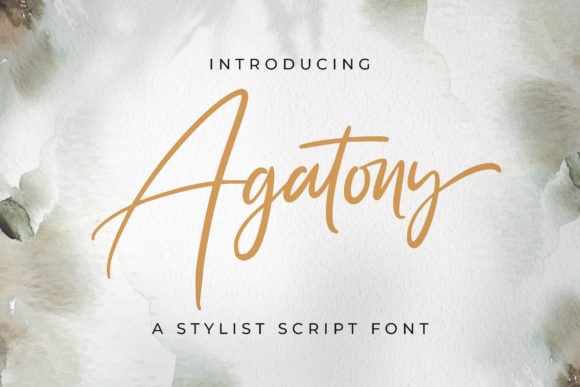 Agatony Font - Featured Image