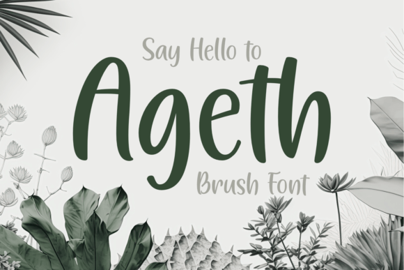 Ageth Font - Featured Image