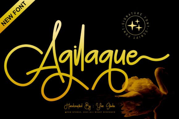 Agilaque Font - Featured Image