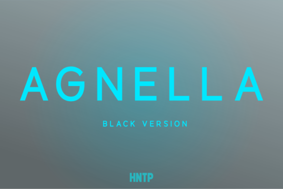 Agnella Black Font - Featured Image