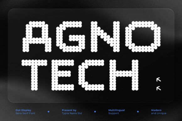 Agnotech Font - Featured Image
