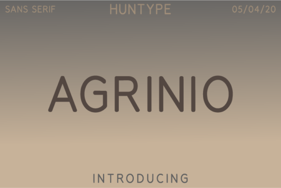 Agrinio Font - Featured Image