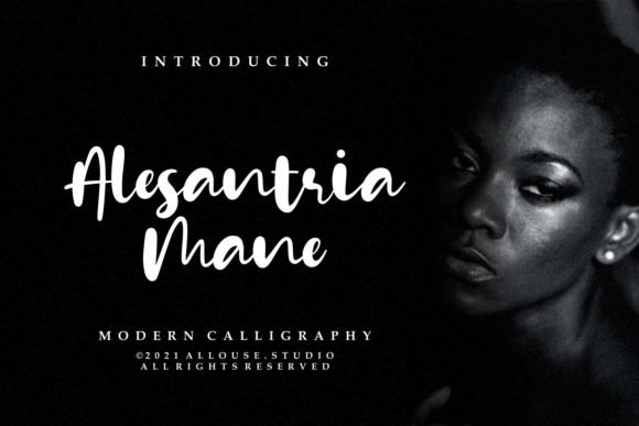 Alesantria Mane Font - Featured Image