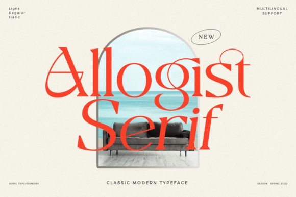 Allogist Font - Featured Image