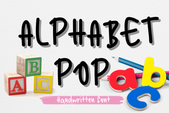 Alphabet Pop Font - Featured Image