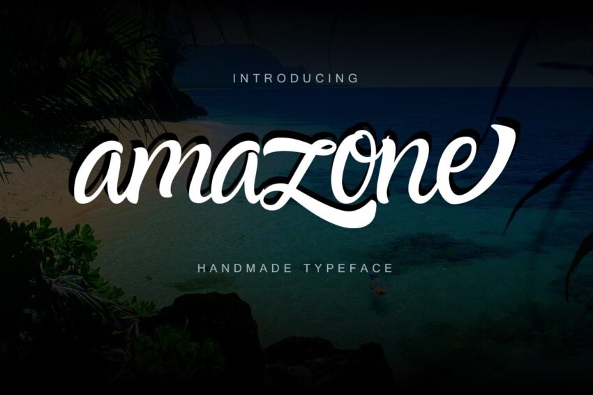 Amazone Script Font - Featured Image