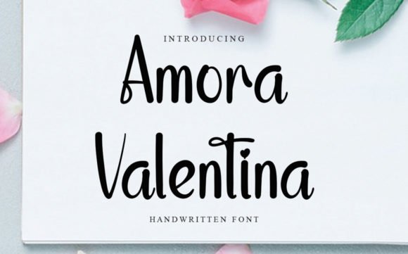 Amora Valentina Font - Featured Image