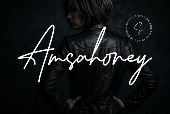 Amsahoney Font - Featured Image