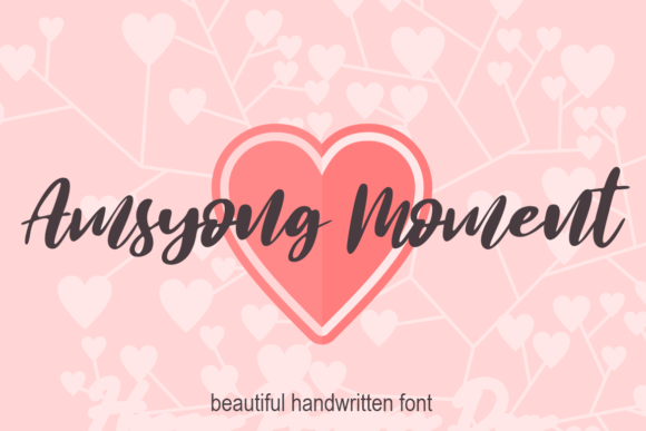 Amsyong Moment Font - Featured Image