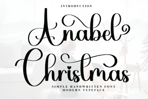Anabel Christmas Font - Featured Image