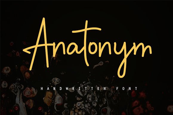 Anatonym Font - Featured Image