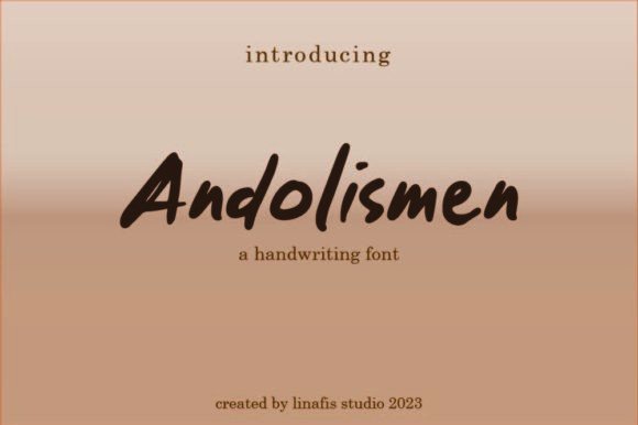 Andolismen Font - Featured Image