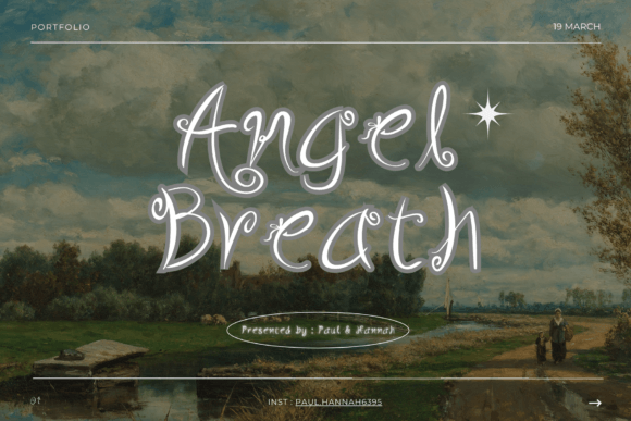 Angel Breath Font - Featured Image