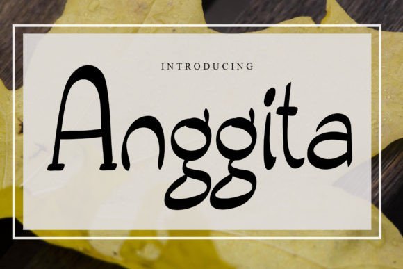 Anggita Font - Featured Image