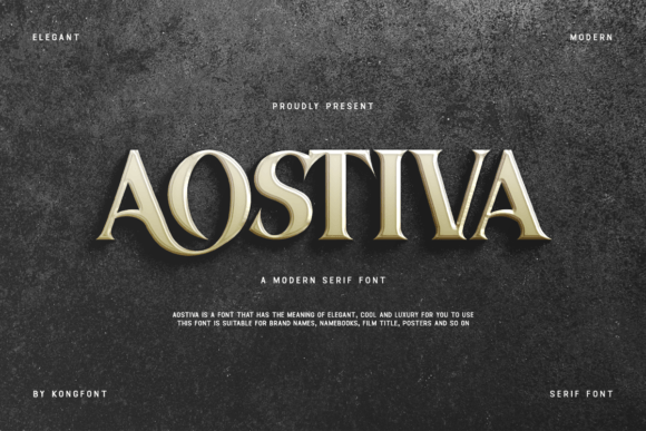 Aostiva Font - Featured Image