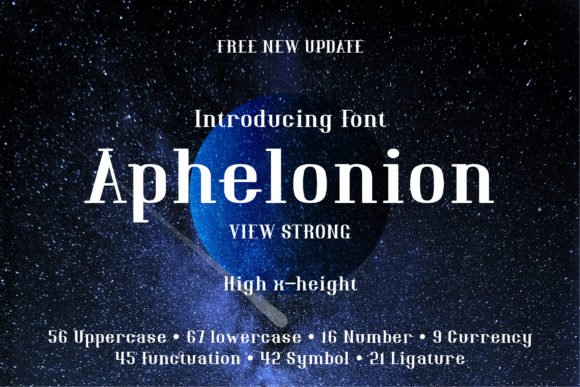 Aphelonion Font - Featured Image