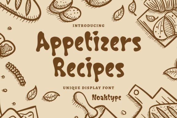 Appetizers Recipes Font - Featured Image