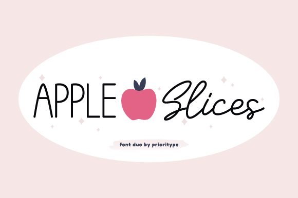 Apple Slices Font - Featured Image