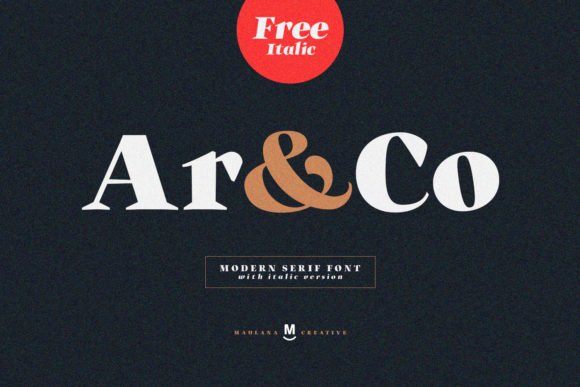Ar and Co Font - Featured Image