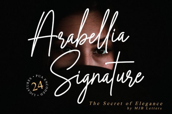 Arabellia Signature Font - Featured Image