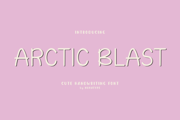 Arctic Blast Font - Featured Image