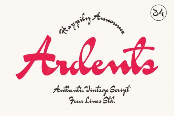 Ardents Font - Featured Image