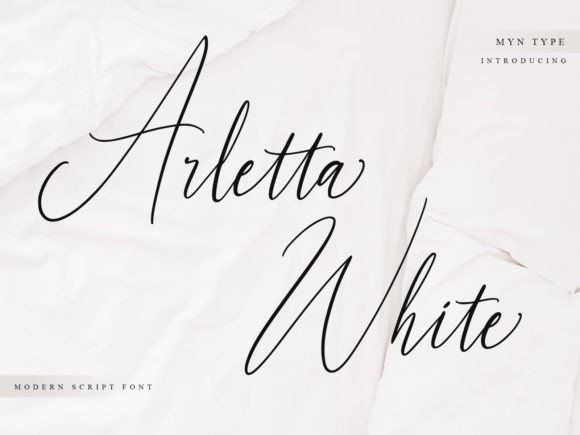 Arletta White Font - Featured Image