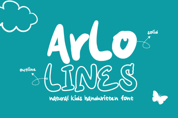 Arlo Lines Font - Featured Image