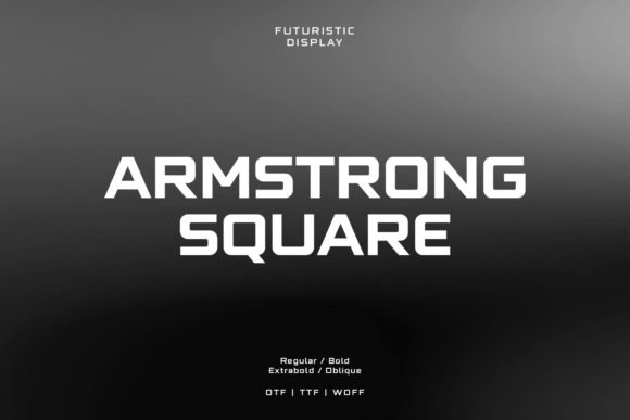Armstrong Square Font - Featured Image