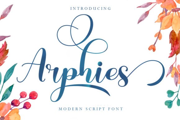 Arphies Font - Featured Image