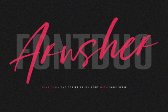 Arusher Font - Featured Image