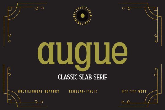 Augue Font - Featured Image