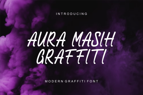 Aura Masih Graffiti Font - Featured Image
