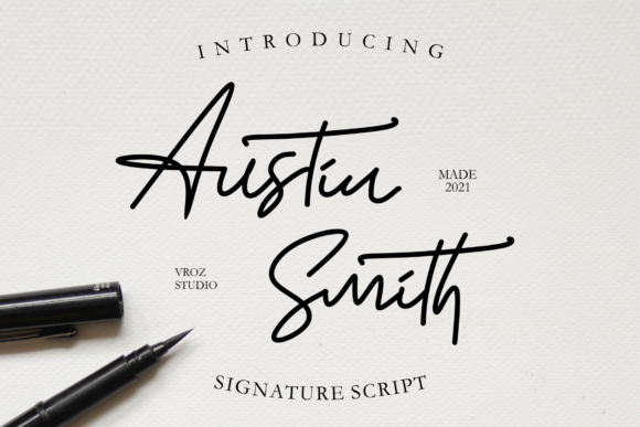 Austin Smith Font - Featured Image