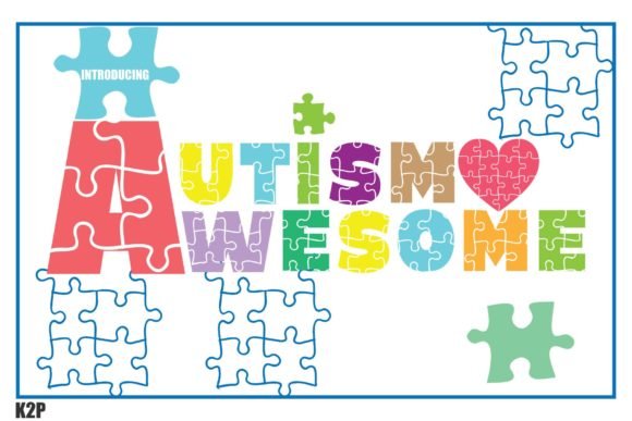 Autism Awesome Font - Featured Image