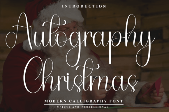 Autography Christmas Font - Featured Image