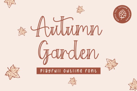 Autumn Garden Font - Featured Image