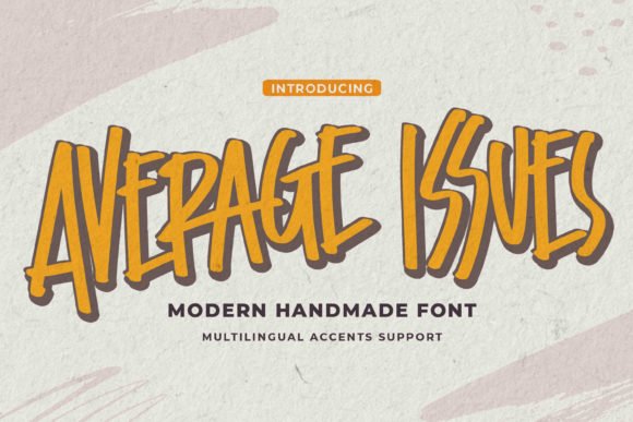 Average Issues Font - Featured Image