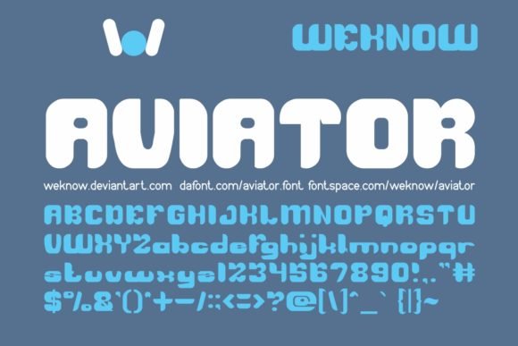 Aviator Font - Featured Image