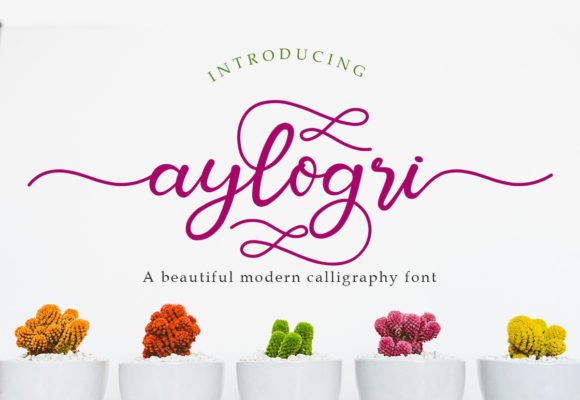 Aylogri Font - Featured Image