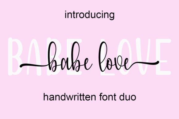 Babe Love Font - Featured Image
